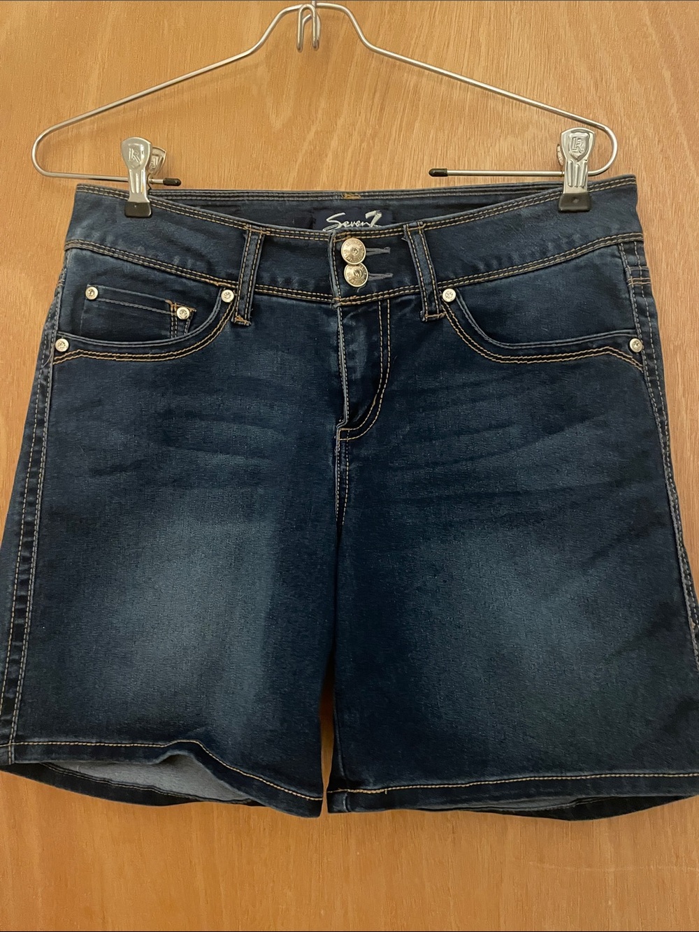 Seven7 Dark Indigo Denim Shorts